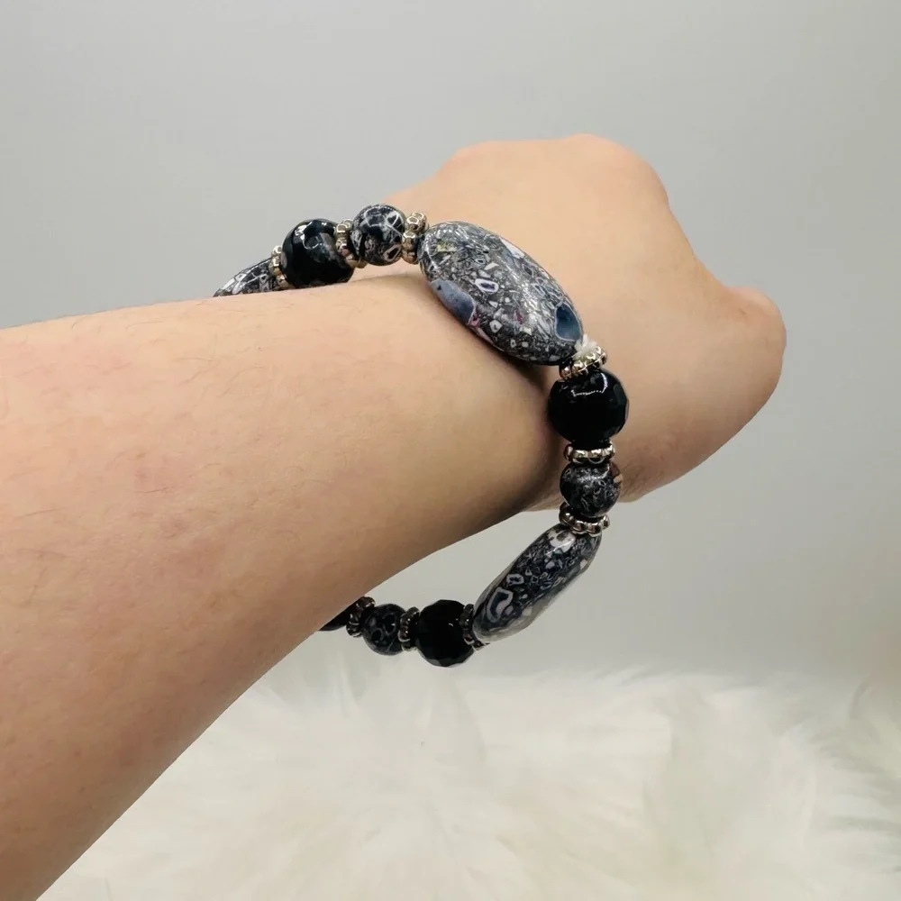 Large Beaded Unique Design Bracelets